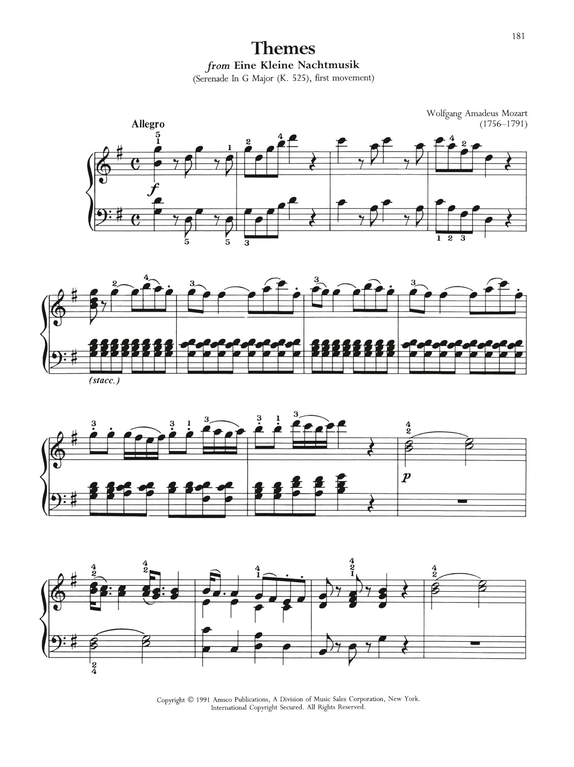 La biblioteca de clásicos fáciles del piano | Partituras de piano f...