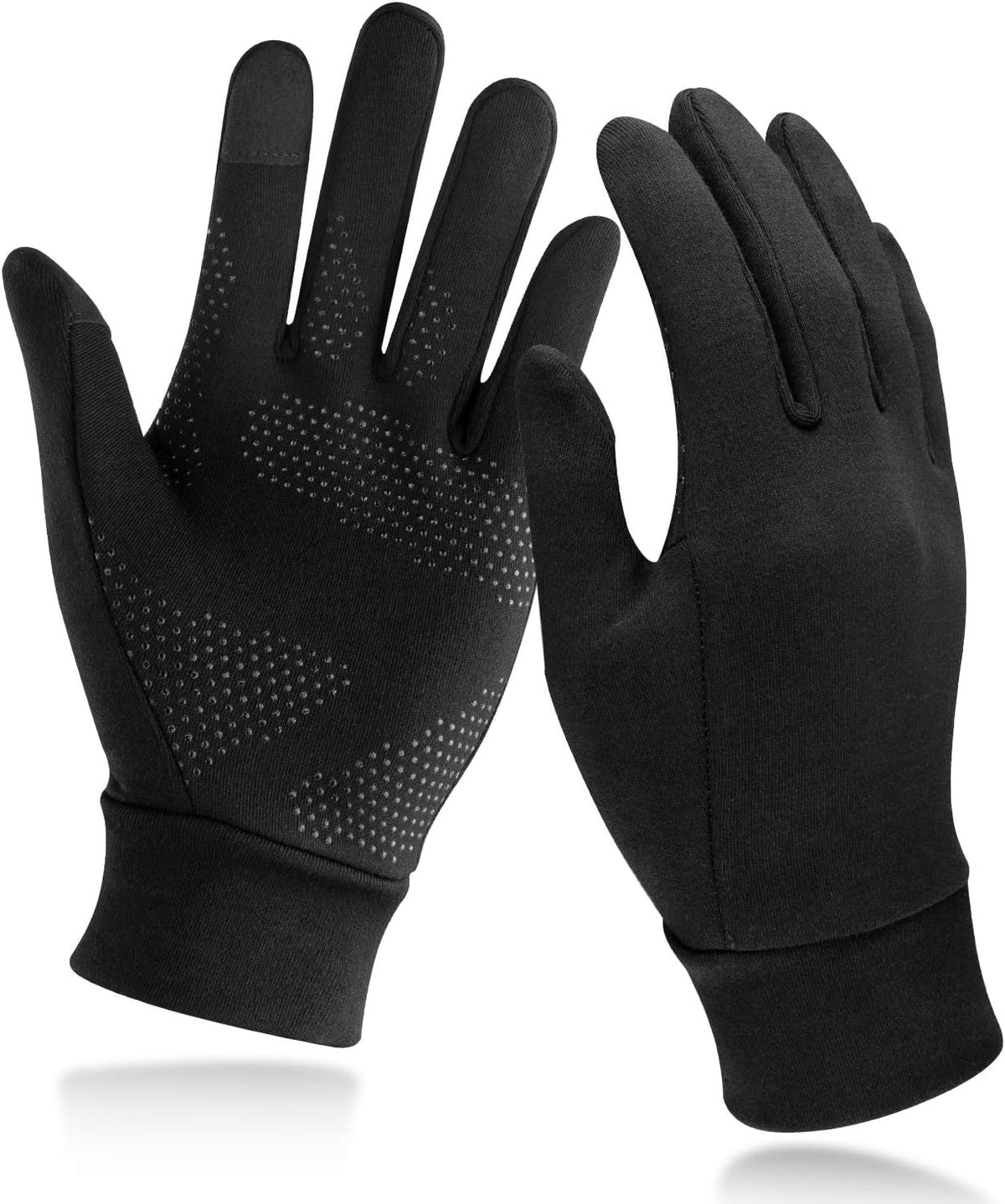 Unigear Guantes ligeros para correr, guantes antideslizantes con pa...