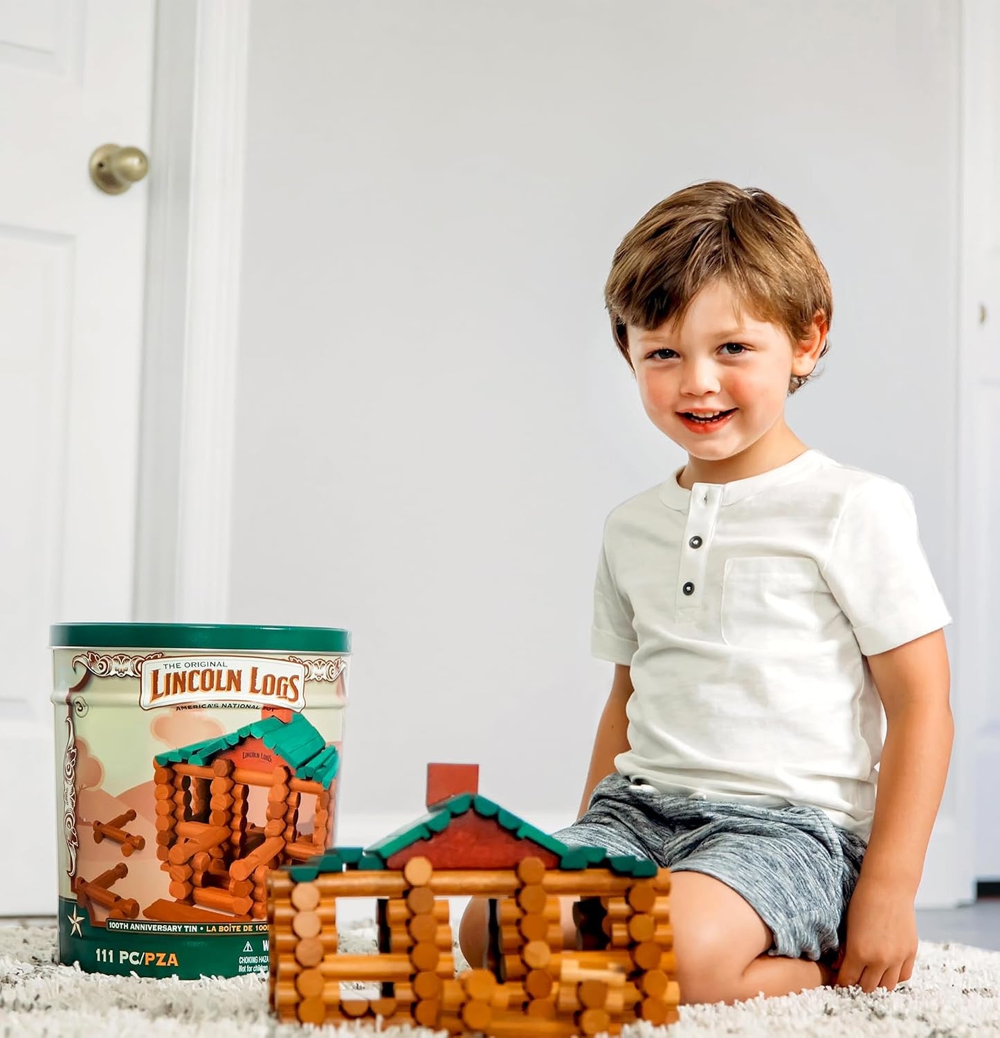 Lincoln Logs Lata del 100 aniversario