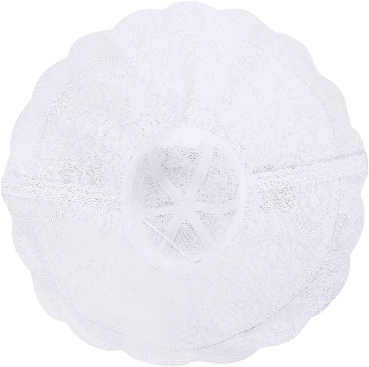 Sombrero de playa de encaje para mujer, sombrero de sol de ala anch...