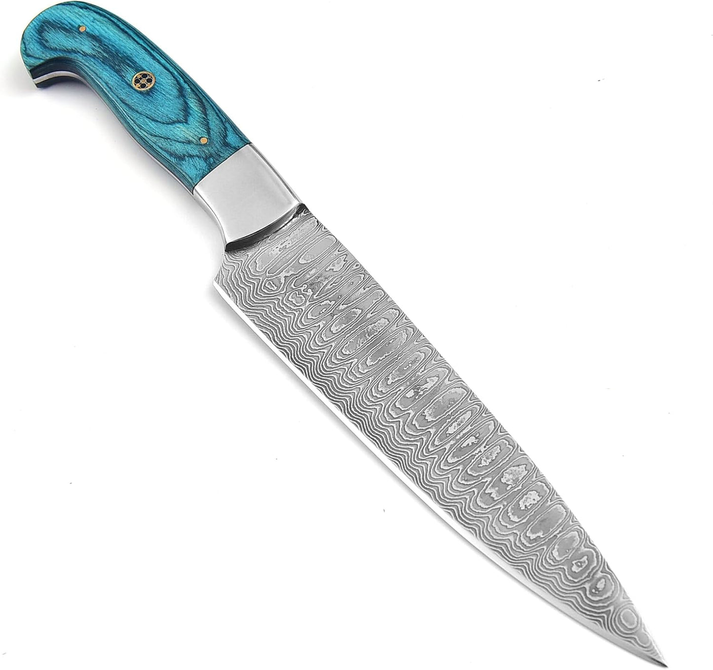 FYNCUT 101-1 Cuchillo de Cocina de Acero Inoxidable Damasco Forjado...