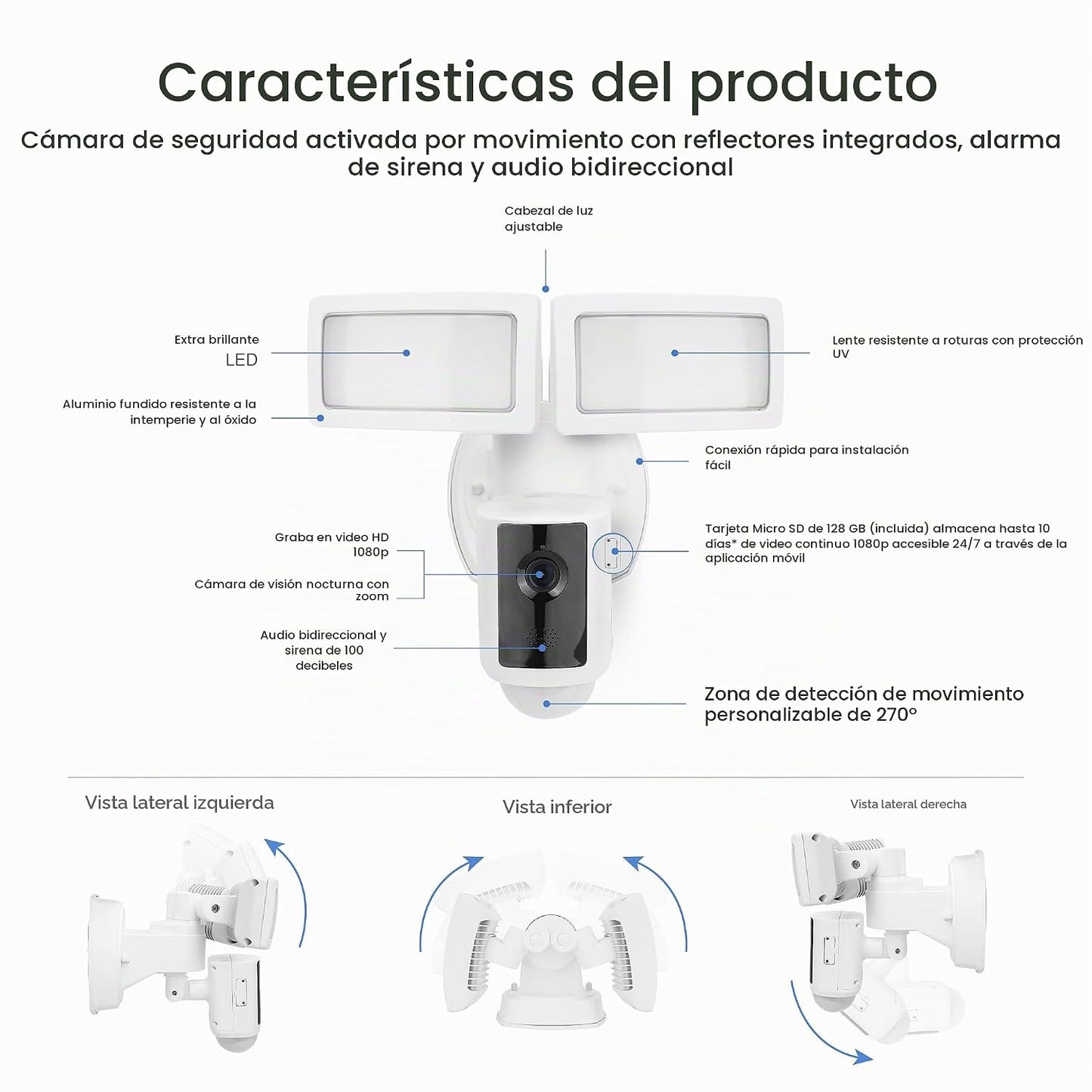 Feit Electric SEC3000\/CAM\/WIFI Cámara de seguridad LED inteligent...