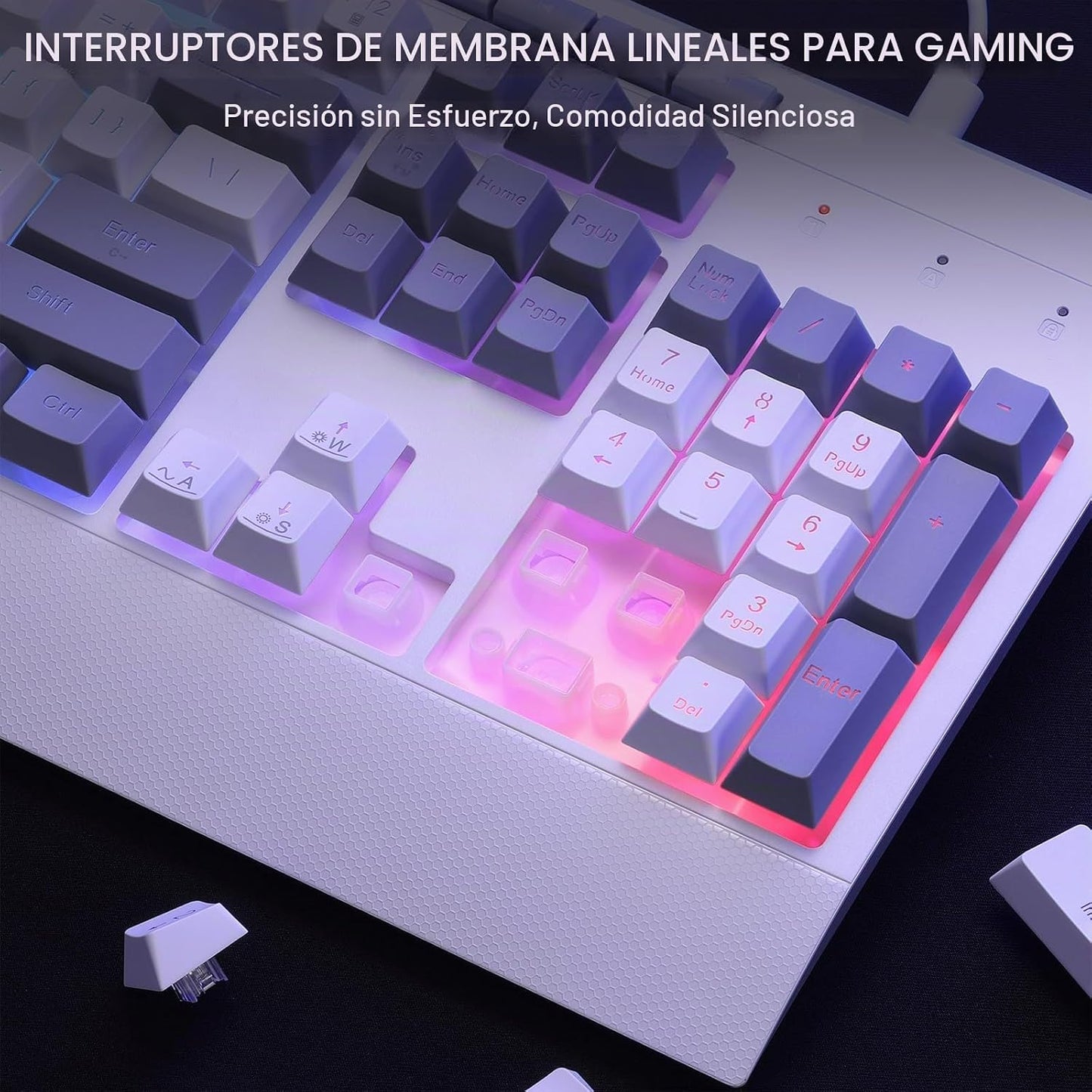 Redragon S151 Combo de Teclado y Mouse para Juegos, Teclado K525 co...