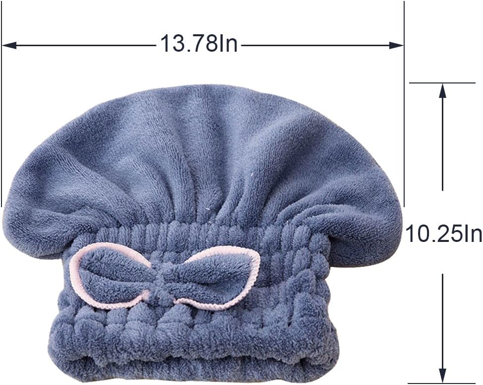 SweetCat Gorra de microfibra para secado de pelo...