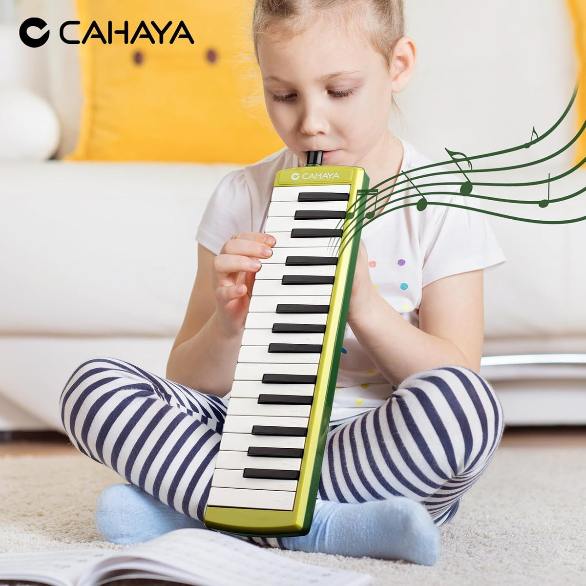 CAHAYA - Instrumento musical melódico de 32 teclas con boquilla de...