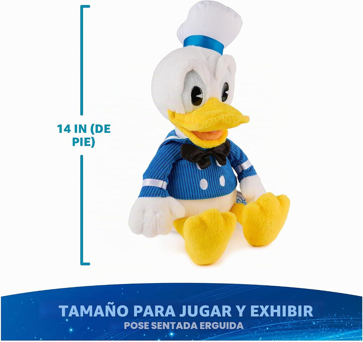GUND Disney - Peluche oficial de Donald Duck de 14 pulgadas para ma...