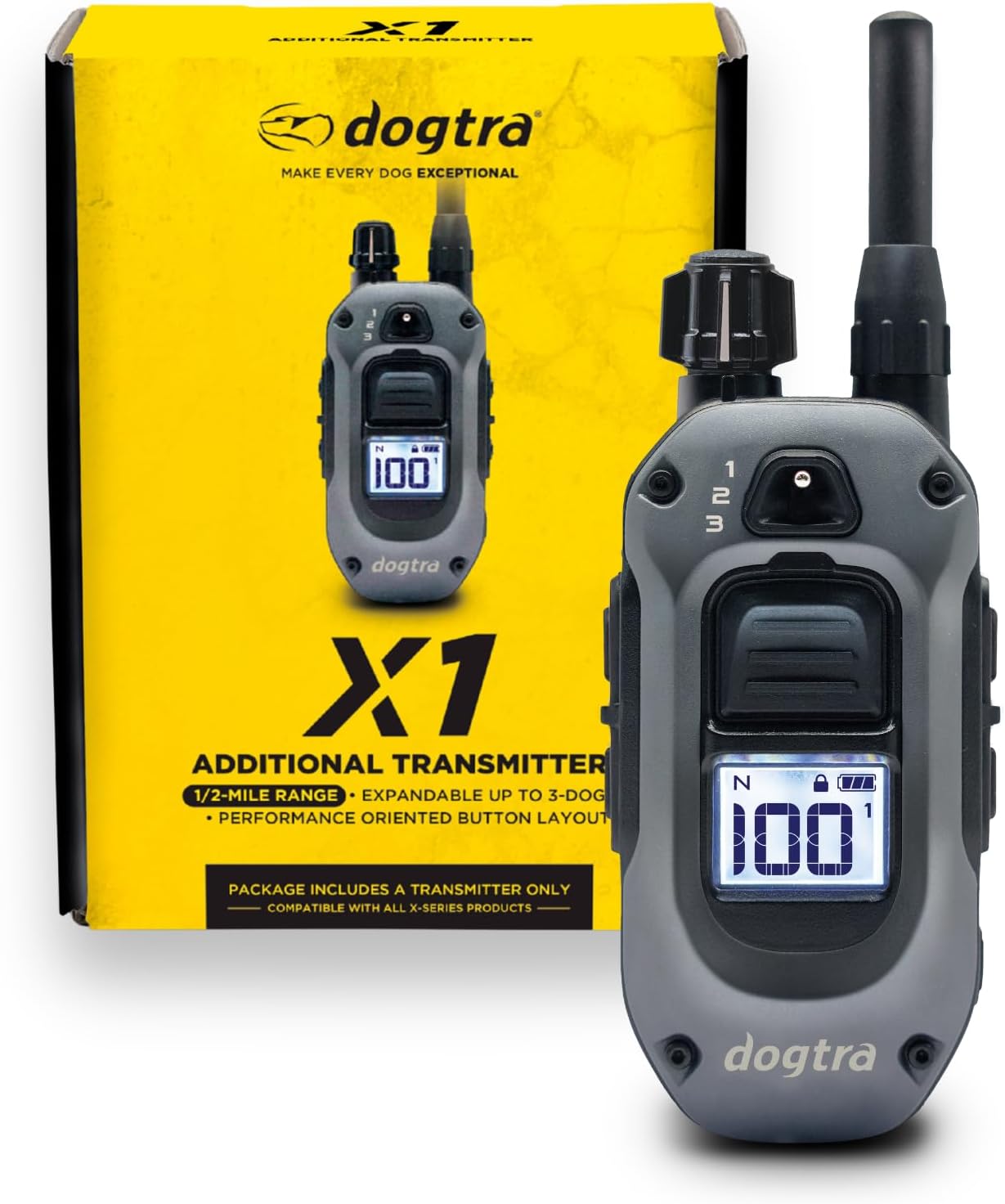 Dogtra X-Series X1 E-Collar Transmisor Remoto Solo (Compatible con...