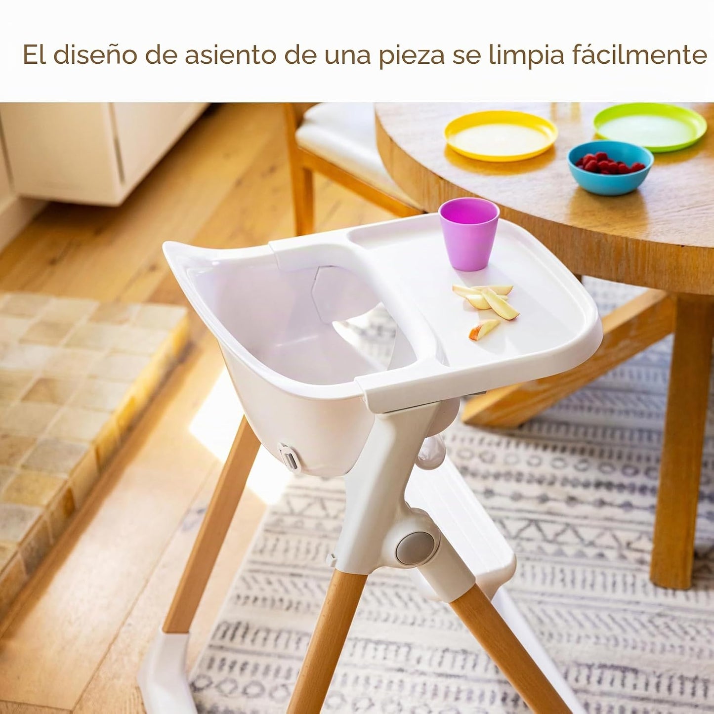 Munchkin Float - Silla alta para bebés y niños pequeños, plegable p...