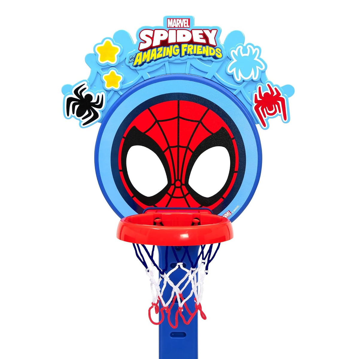 Spidey and His Amazing Friends - Juego de baloncesto de plástico de...