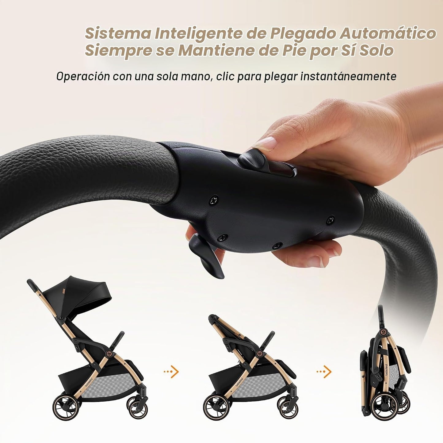 Babideal Cochecito de viaje ligero para avión \u2013 Cochecito de b...