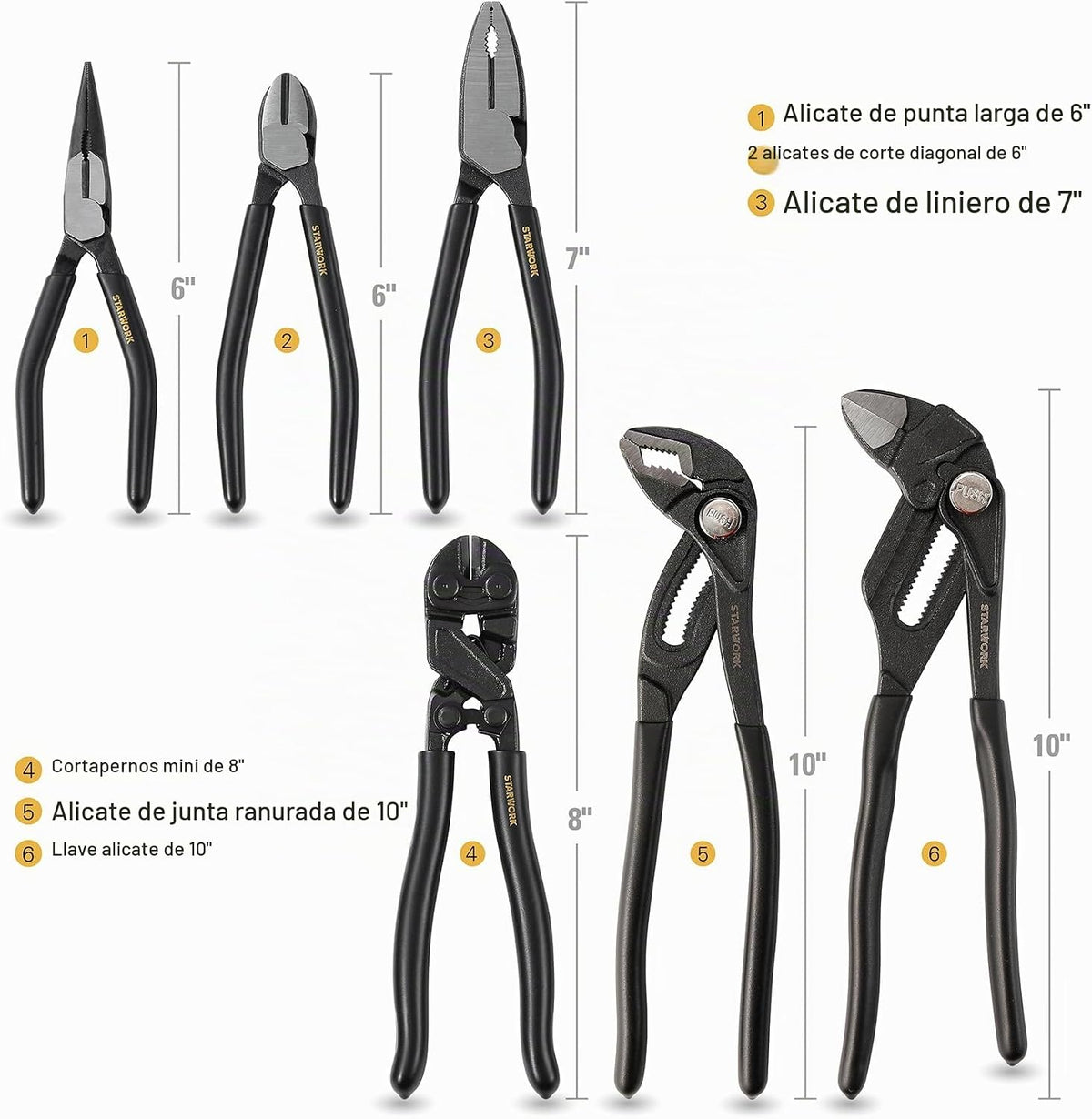 STARWORK TRUE MECHANIC™ Juego de herramientas mecánicas de 312 piez...