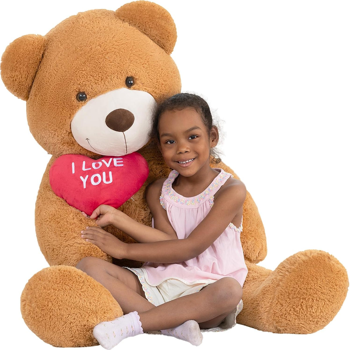 MaoGoLan Oso de peluche gigante de 52" Oso de peluche - Te amo...
