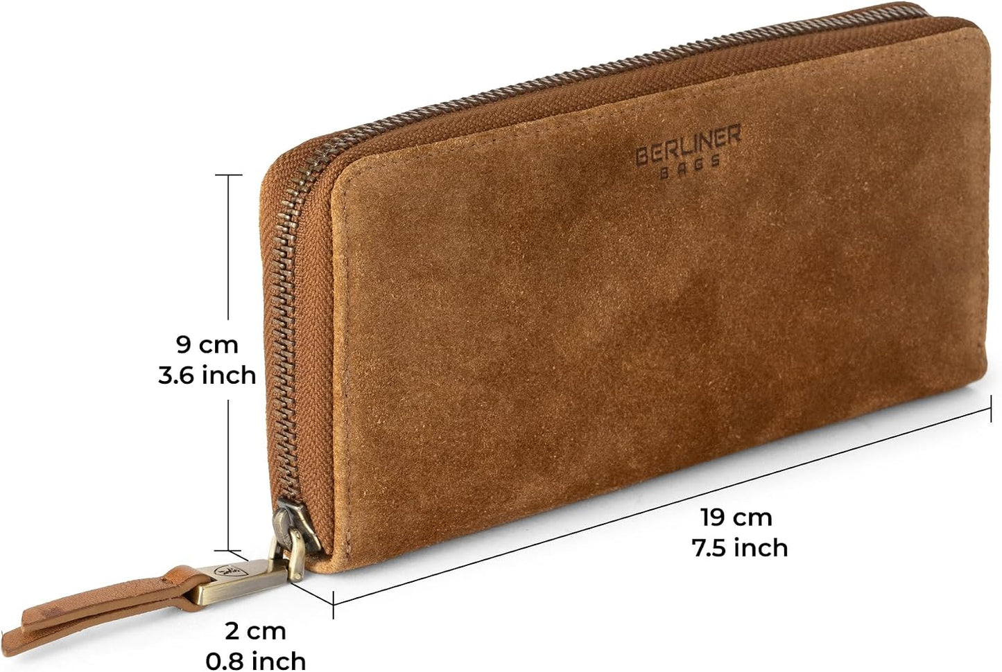BERLINER BAGS Billetera Palma, RFID bloqueo de la cartera para muje...