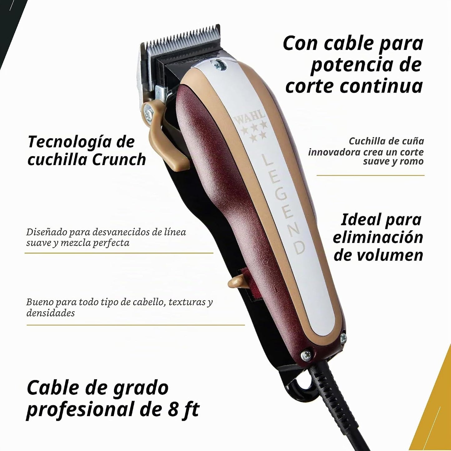 Wahl Professional 5 Star Series Legend Clipper #8147 - Cortadora de...