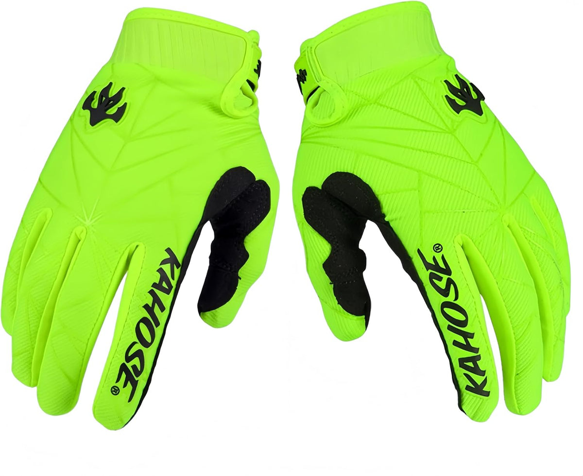 TATACLEA Spider Web - Guantes de motocicleta transpirables con dedo...