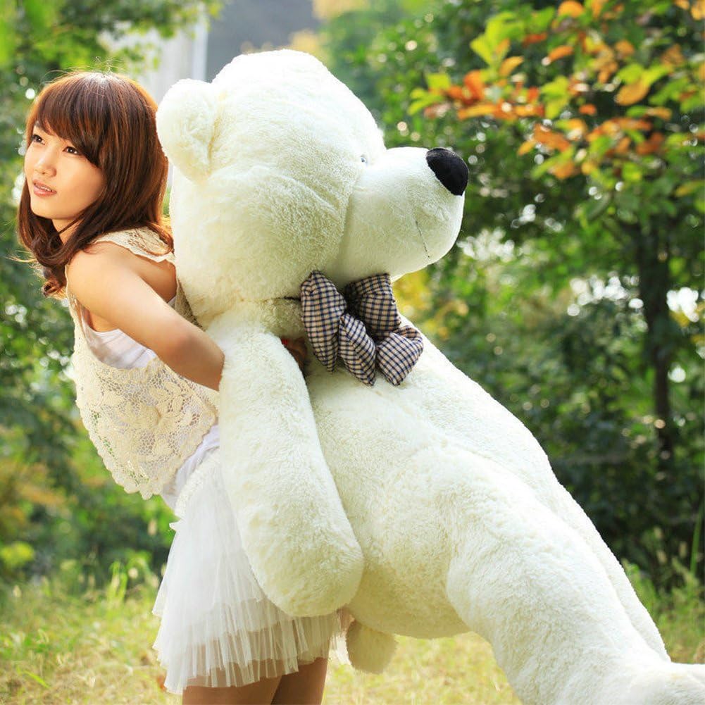 Fengheshun Oso de peluche súper gigante de 70.9 in con cubierta ext...