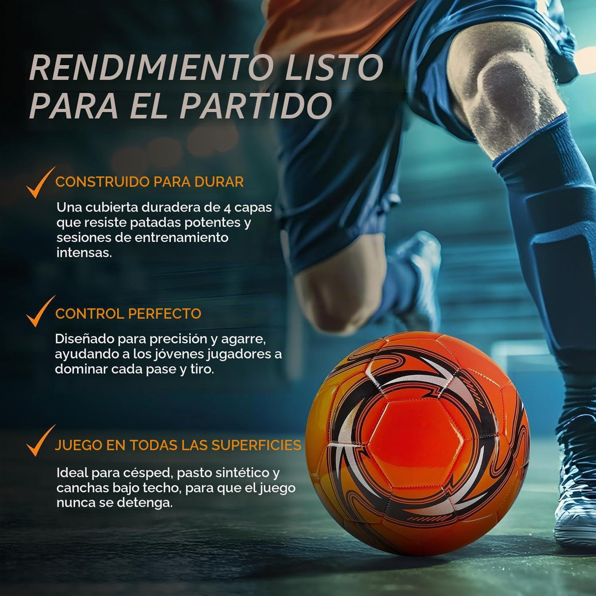Western Star Balón de fútbol Helix- Tamaño 3 4 5 \u2013 Pelotas de...
