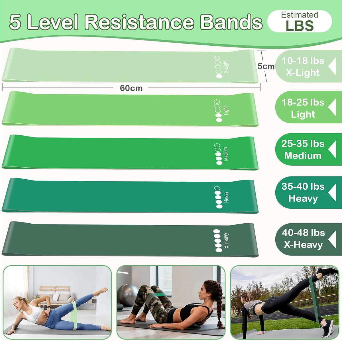 Hoedia Kit de Pilates de 17 Piezas para Mujeres, Equipo de Pilates...