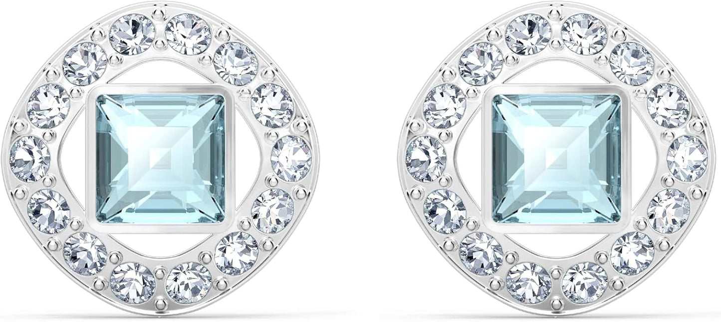 Colección de Pendientes de Botón de Cristal Angelical Una de Swarovski