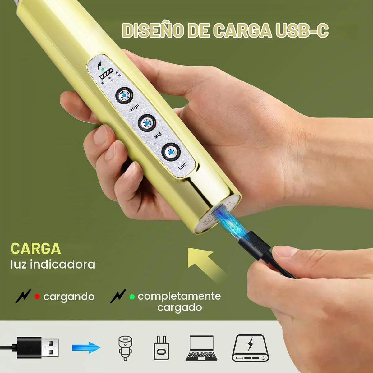 YUSWKO - Varita espumadora de leche de mano para café, batidor eléc...