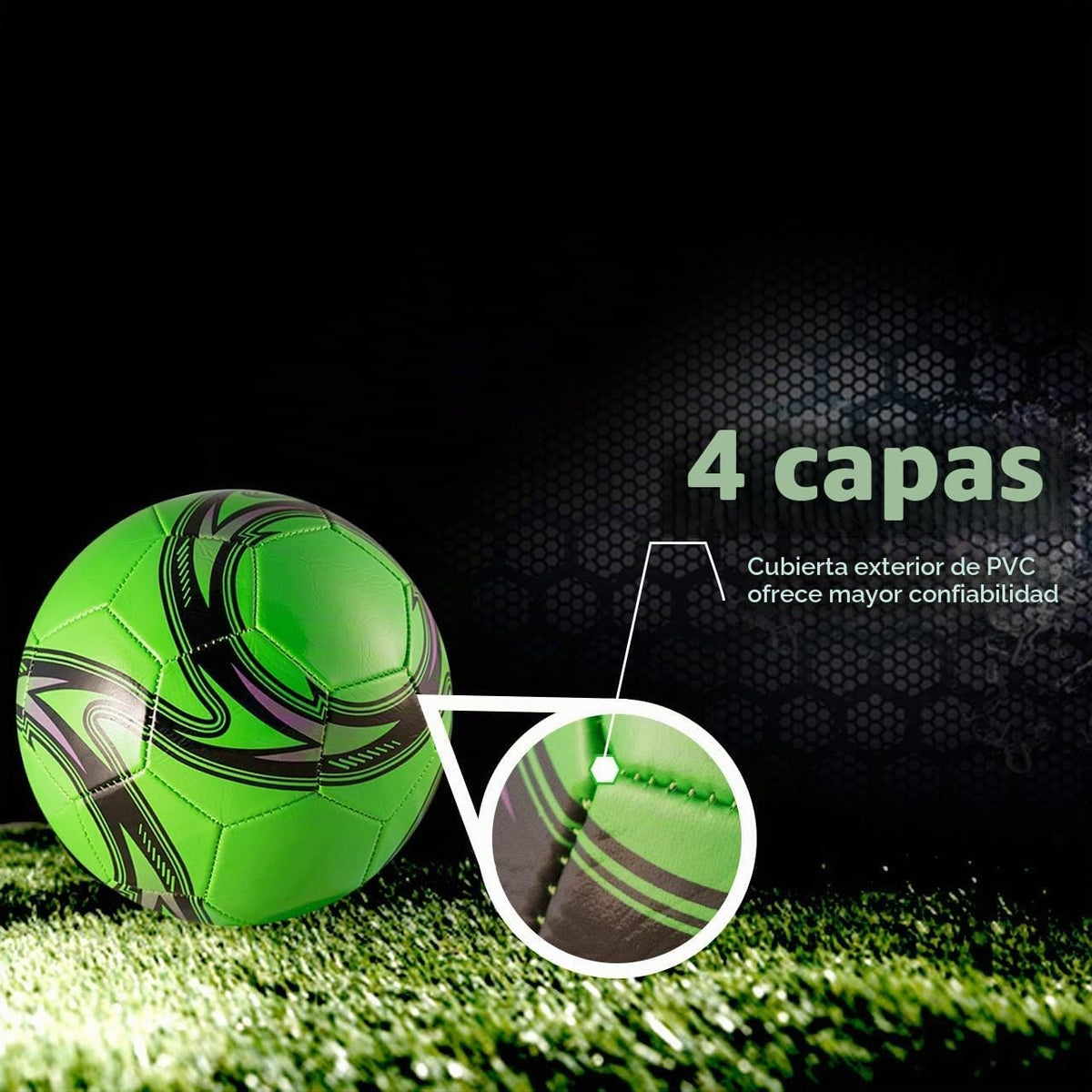 Western Star Balón de fútbol Helix- Tamaño 3 4 5 \u2013 Pelotas de...