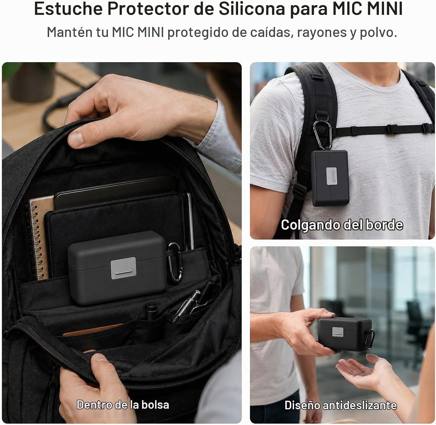 DJI Mic Mini Premium Travel Combo, Micrófono Lavalier Inalámbrico p...