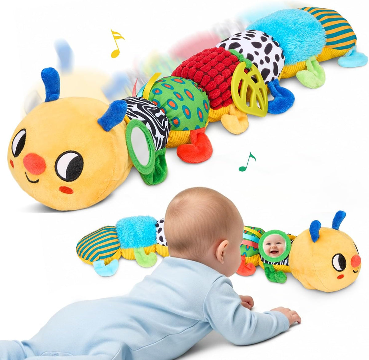 JoyCat Juguetes para bebés de 0 a 18 meses, juguete musical que reb...