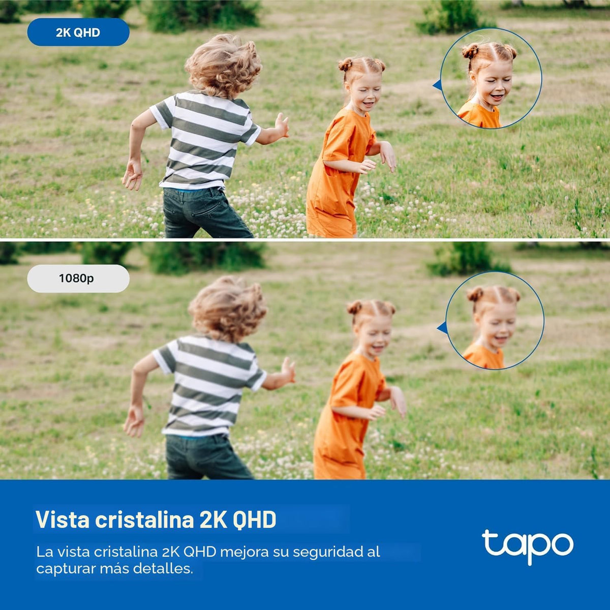 Tapo by TP-Link - Cámara de seguridad 2K QHD para interior\/exterio...