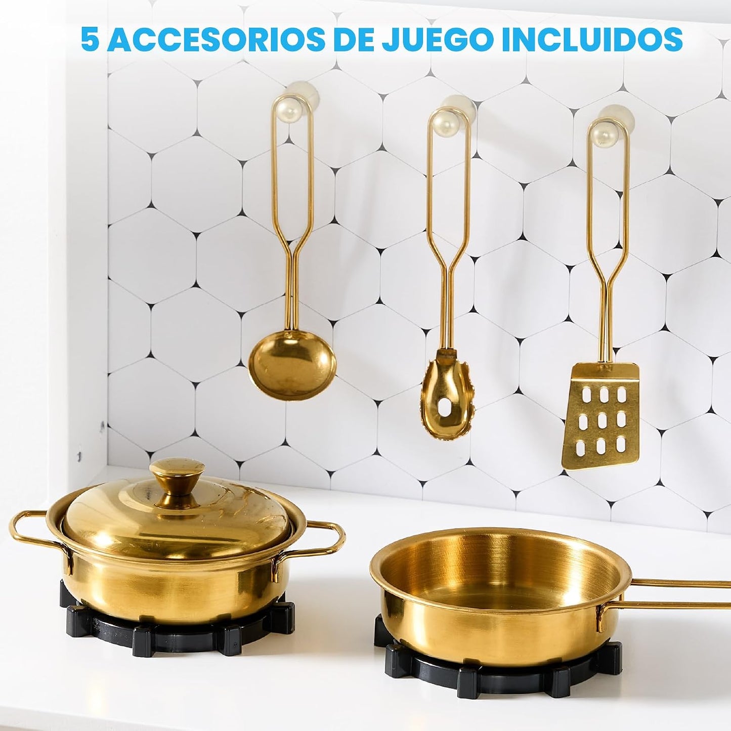Best Choice Products - Juguetes de madera para niños de cocina de s...