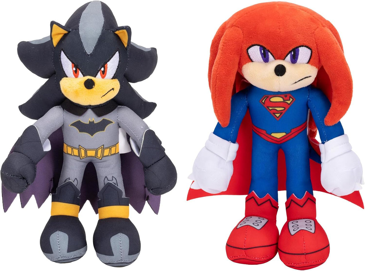 Sonic The Hedgehog DC Comics Shadow como Batman y Knuckles como Sup...