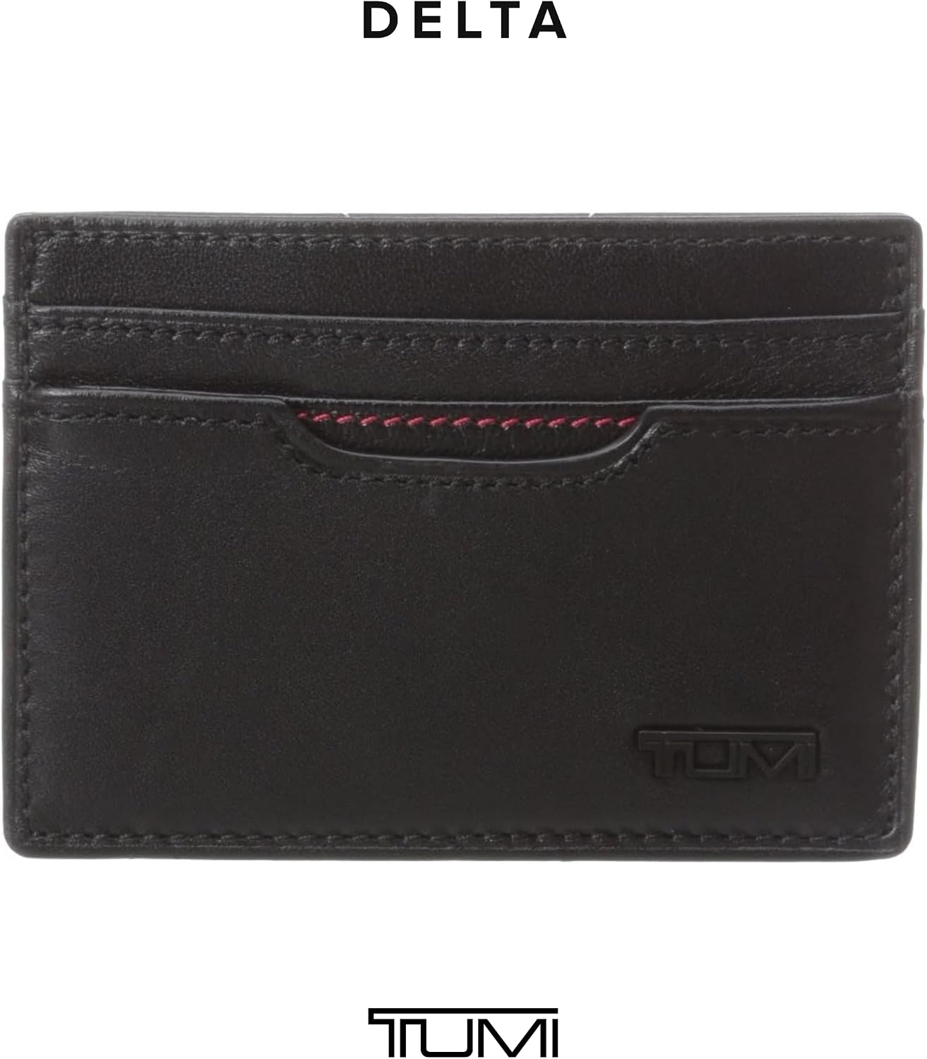 TUMI Estuche para tarjetas con clip para dinero Delta para hombre,...