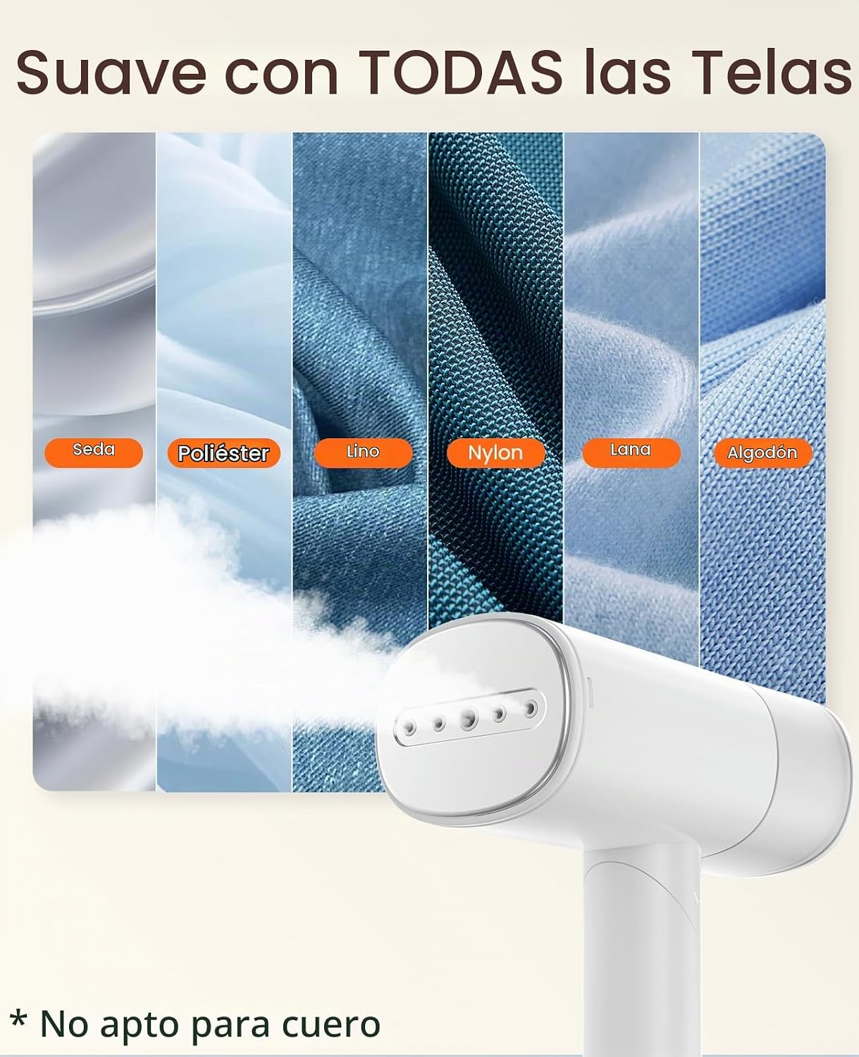 Vaporizador de mano para ropa, vaporizador de viaje plegable de 120...