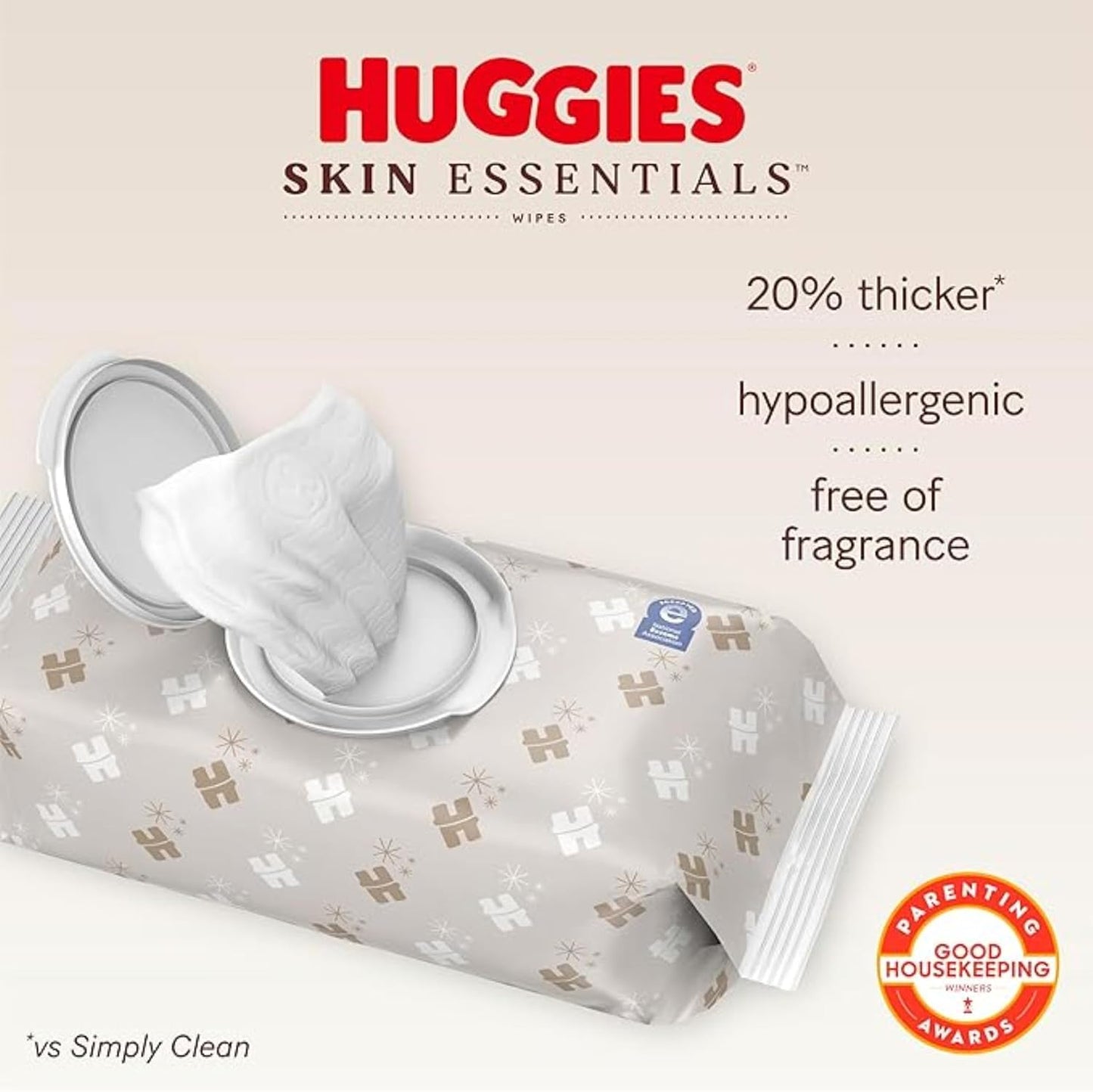Paquete de bolsa de pañales Huggies + pañales para bebé Little Snug...