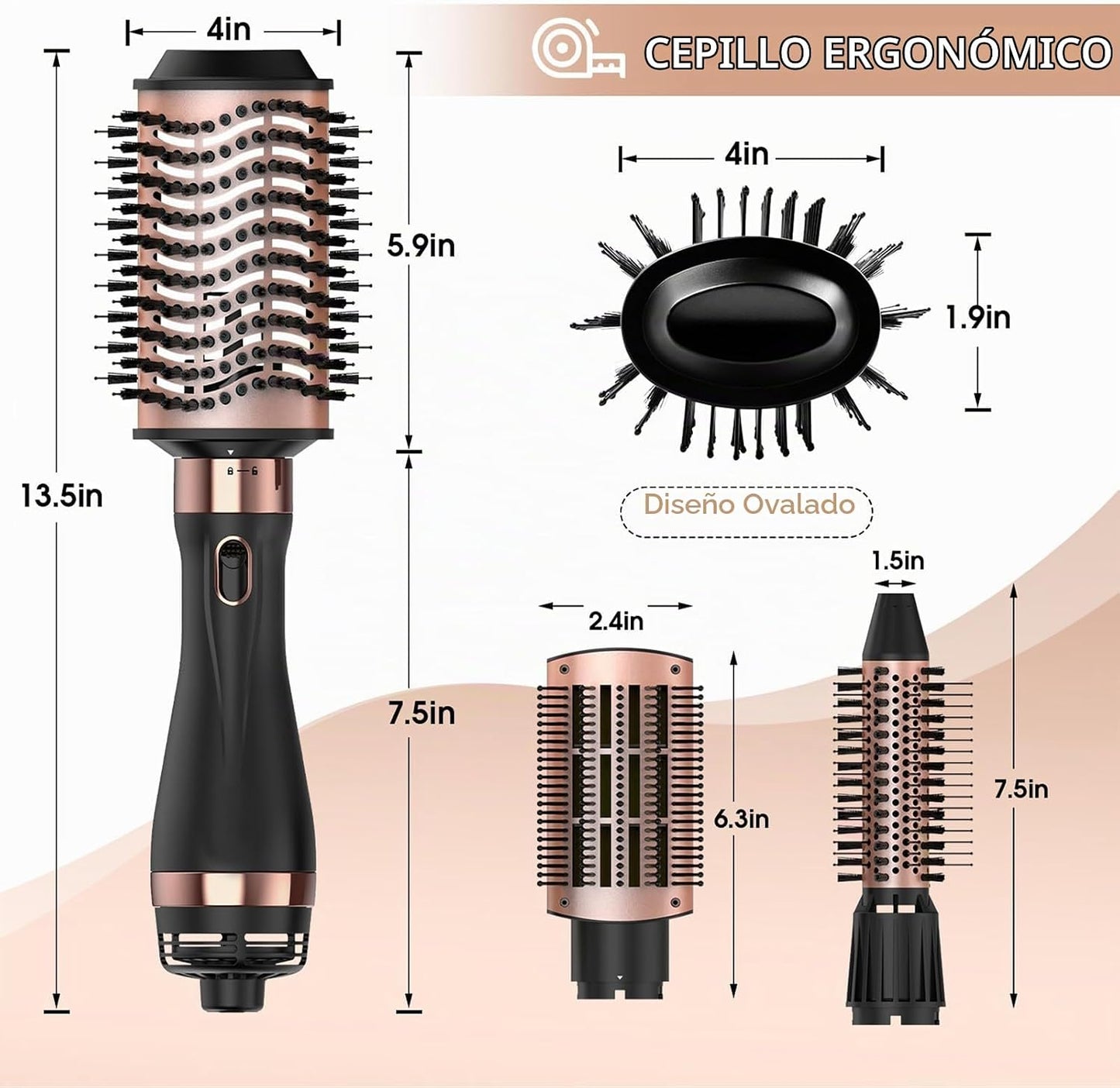 Nicebay Cepillo secador de pelo y cepillo secador multiestilo | Cep...