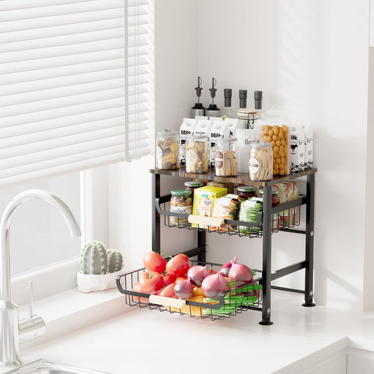 Uninol Cesta de frutas y verduras para cocina, organizadores y alma...
