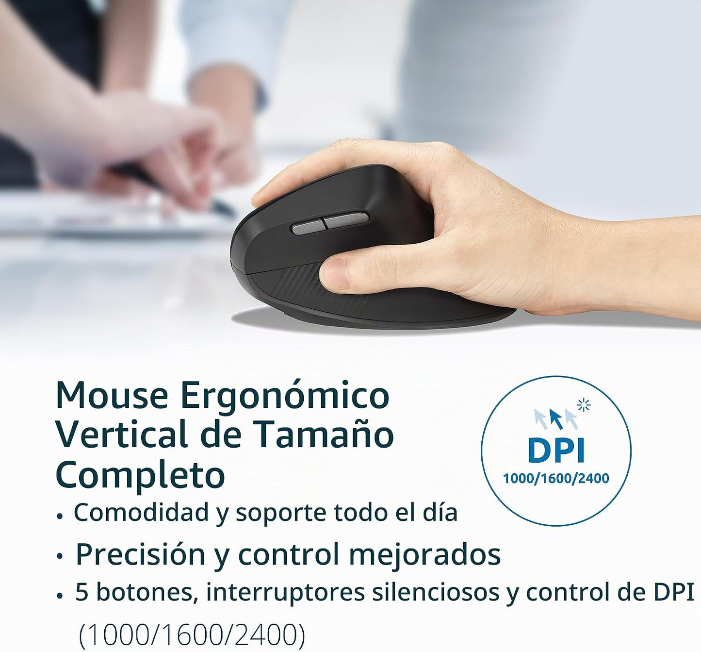 Kensington Pro Fit Ergo KM675 EQ - Juego de escritorio inalámbrico...