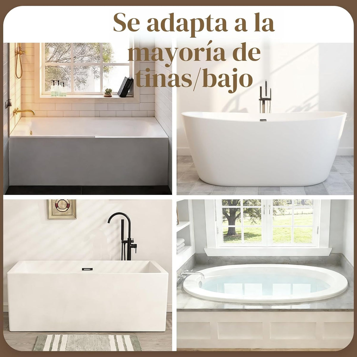 Almohadas de baño para bañera, almohada de bañera de lujo para sopo...