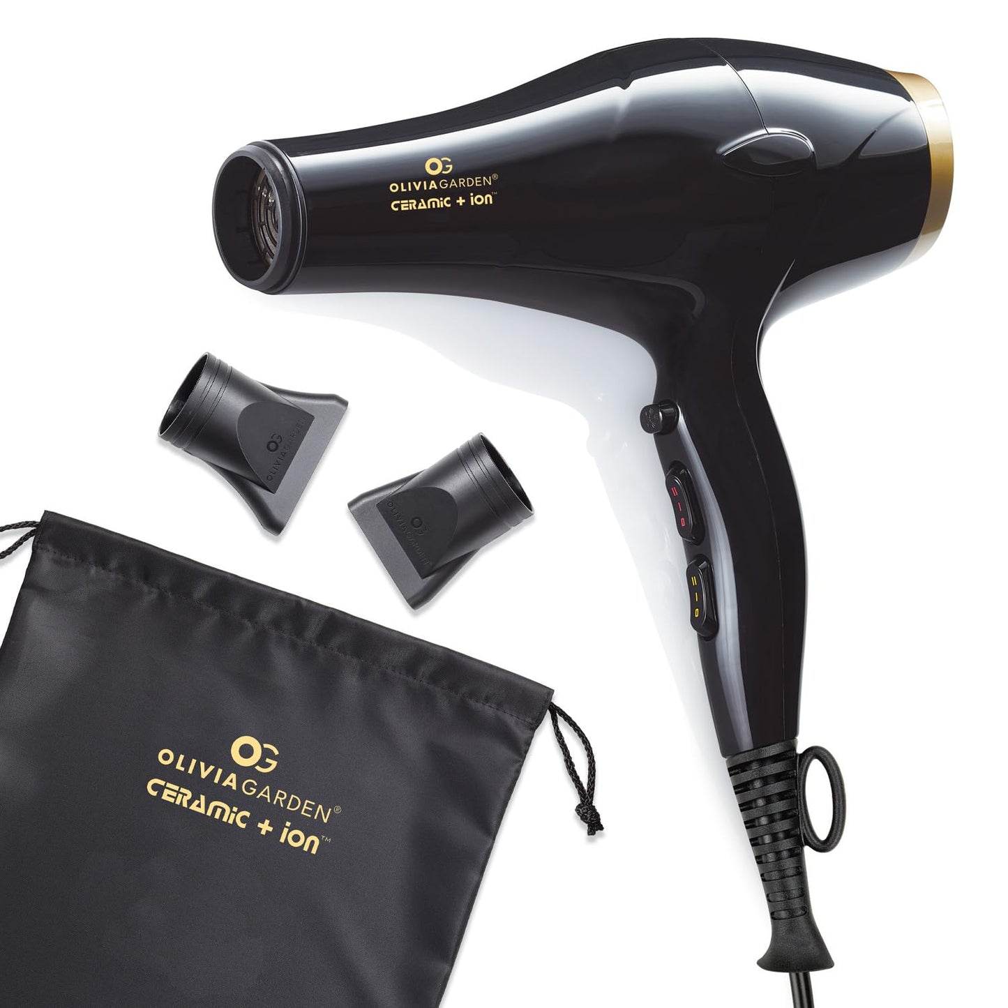 Olivia Garden Secador de pelo profesional de cerámica + iones