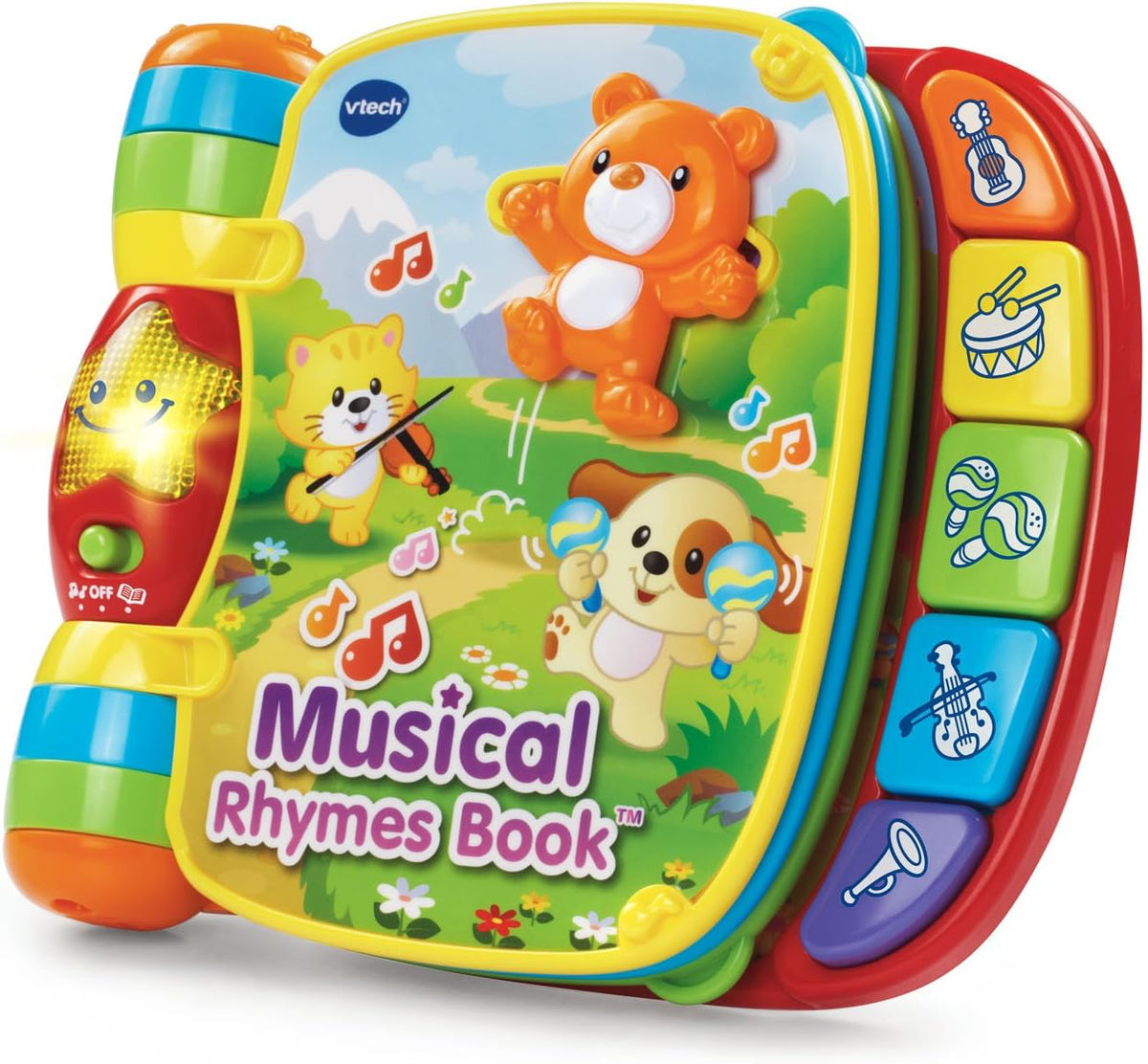 VTech Libro de Rimas Musicales (embalaje abrefácil), rojo
