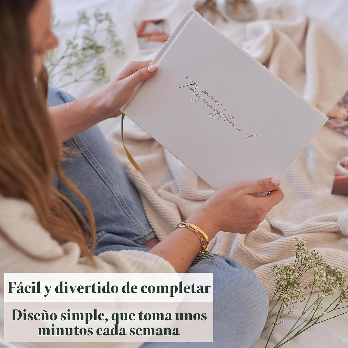 Diario Completo del Embarazo y Libro de Recuerdos - Libro de Recort...