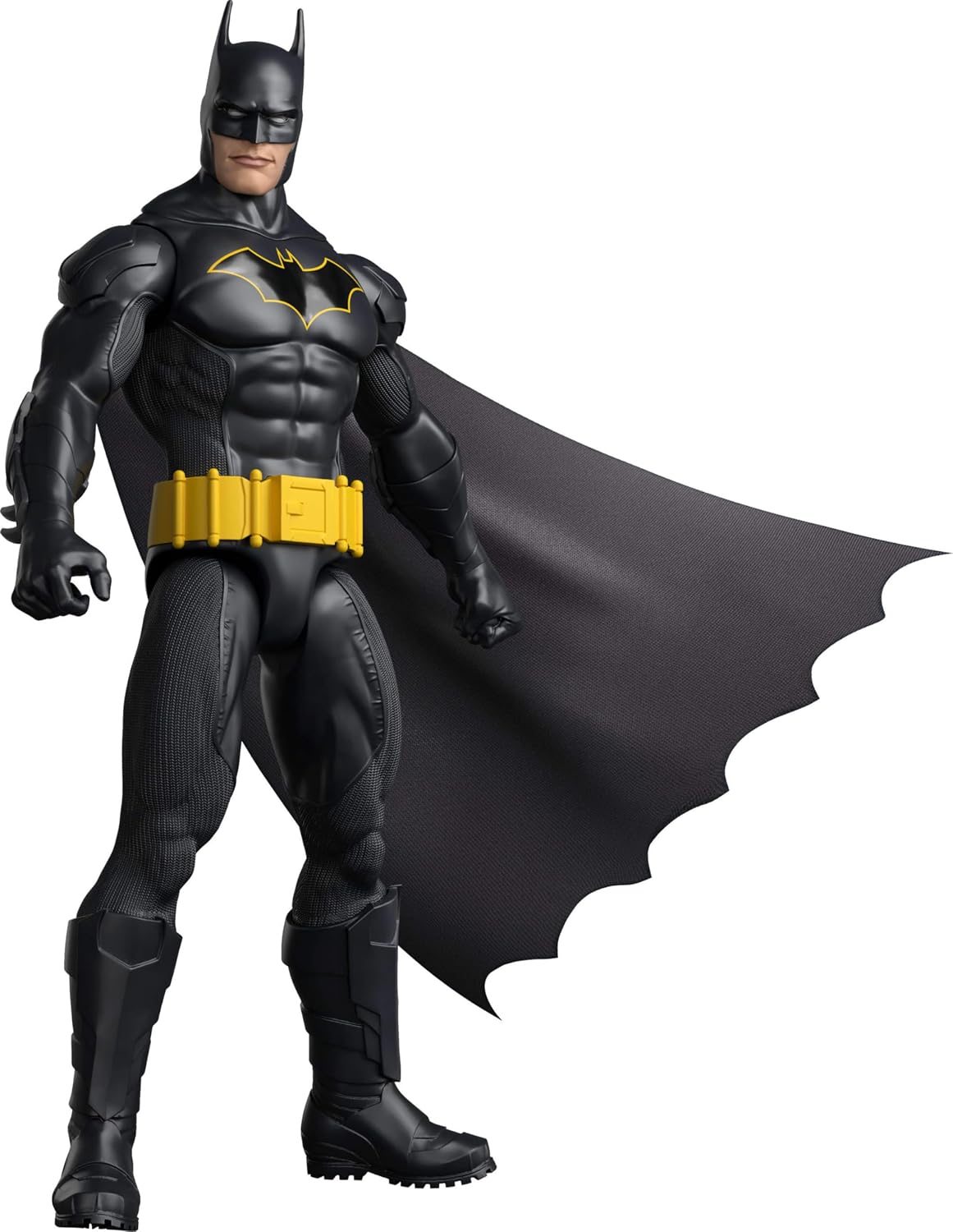 Mattel DC - Figura de acción de Batman de 12 pulgadas, traje negro...