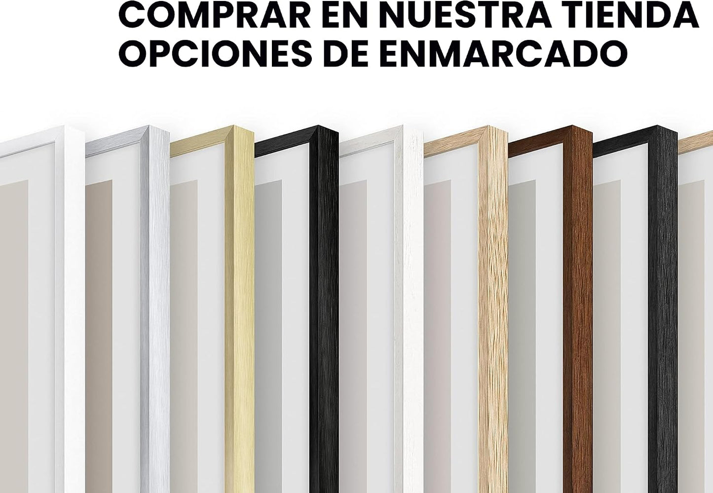 RipGrip Arte minimalista para pared, juego de 4 dibujos de silueta...