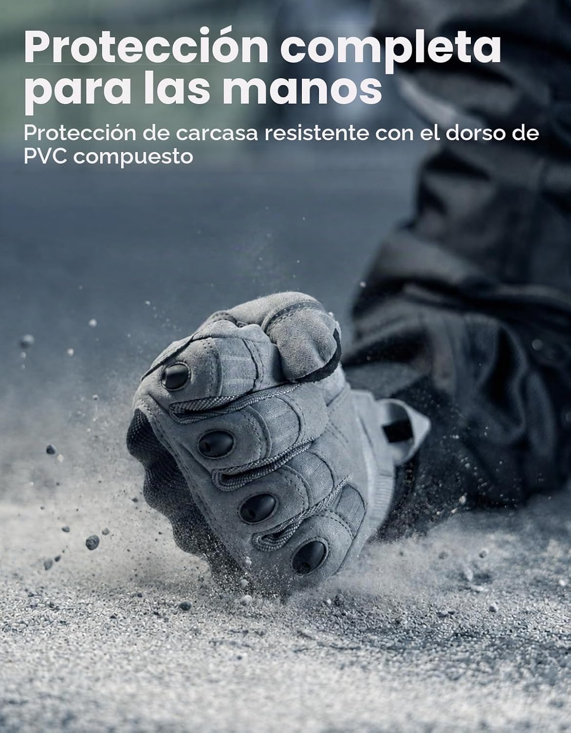 KEMIMOTO Guantes tácticos para hombres, guantes de motocicleta con...