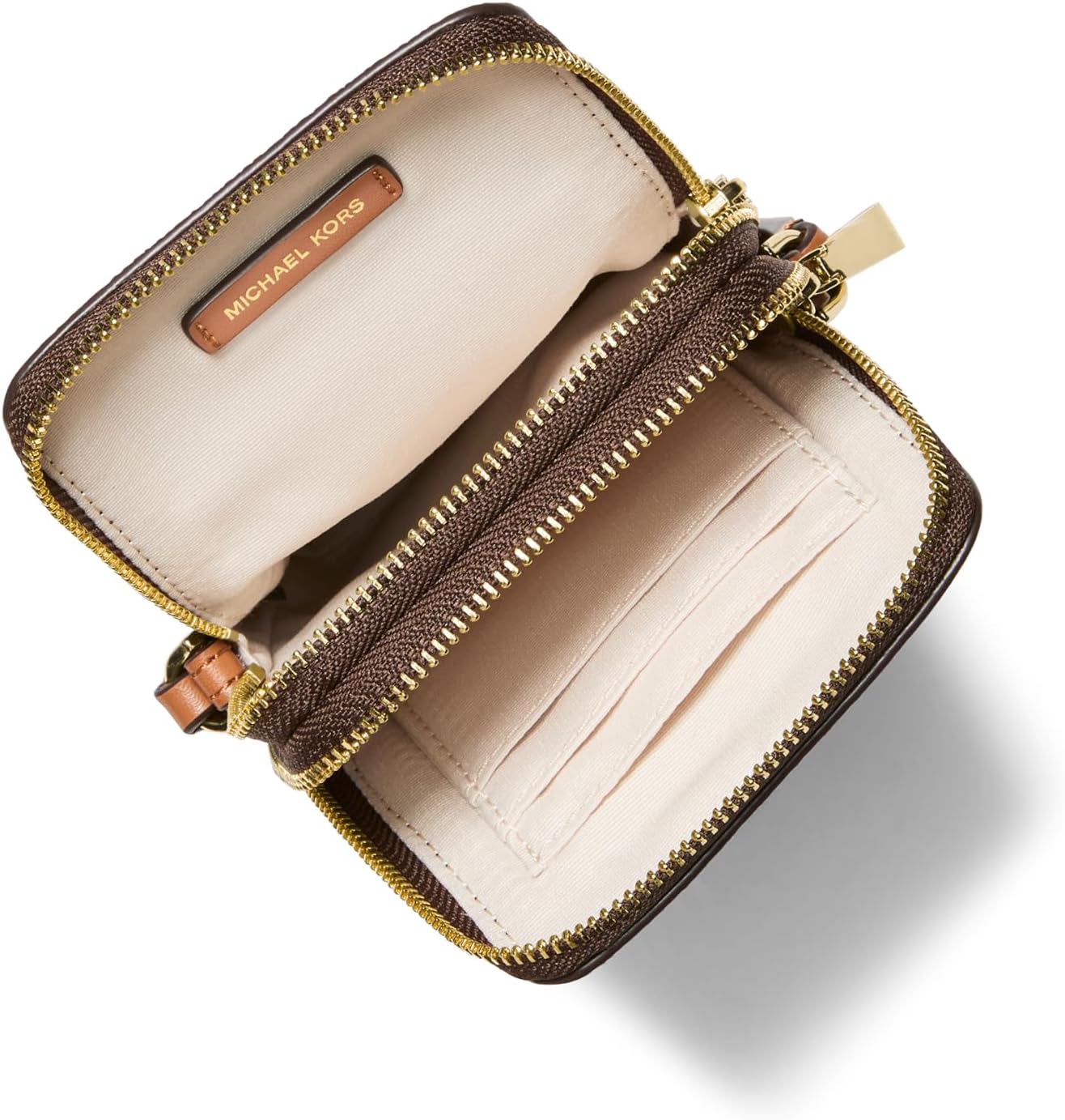 MICHAEL Michael Kors Jet Set - Bolso cruzado pequeño con doble crem...