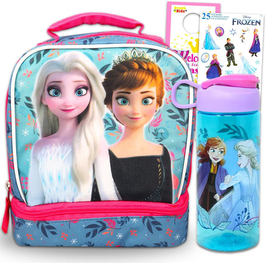 Disney Juego de bolsas de almuerzo de Frozen \u2013 Paquete con caj...