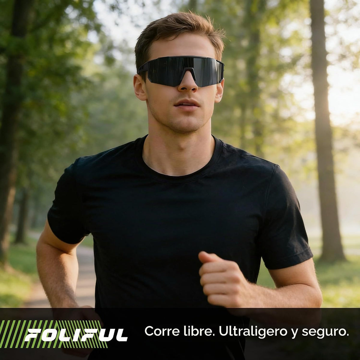 Foliful Gafas de sol deportivas polarizadas para hombres y mujeres...