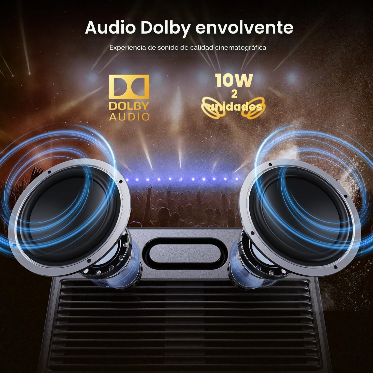 Proyector para exteriores de Google TV con licencia oficial de 2000...