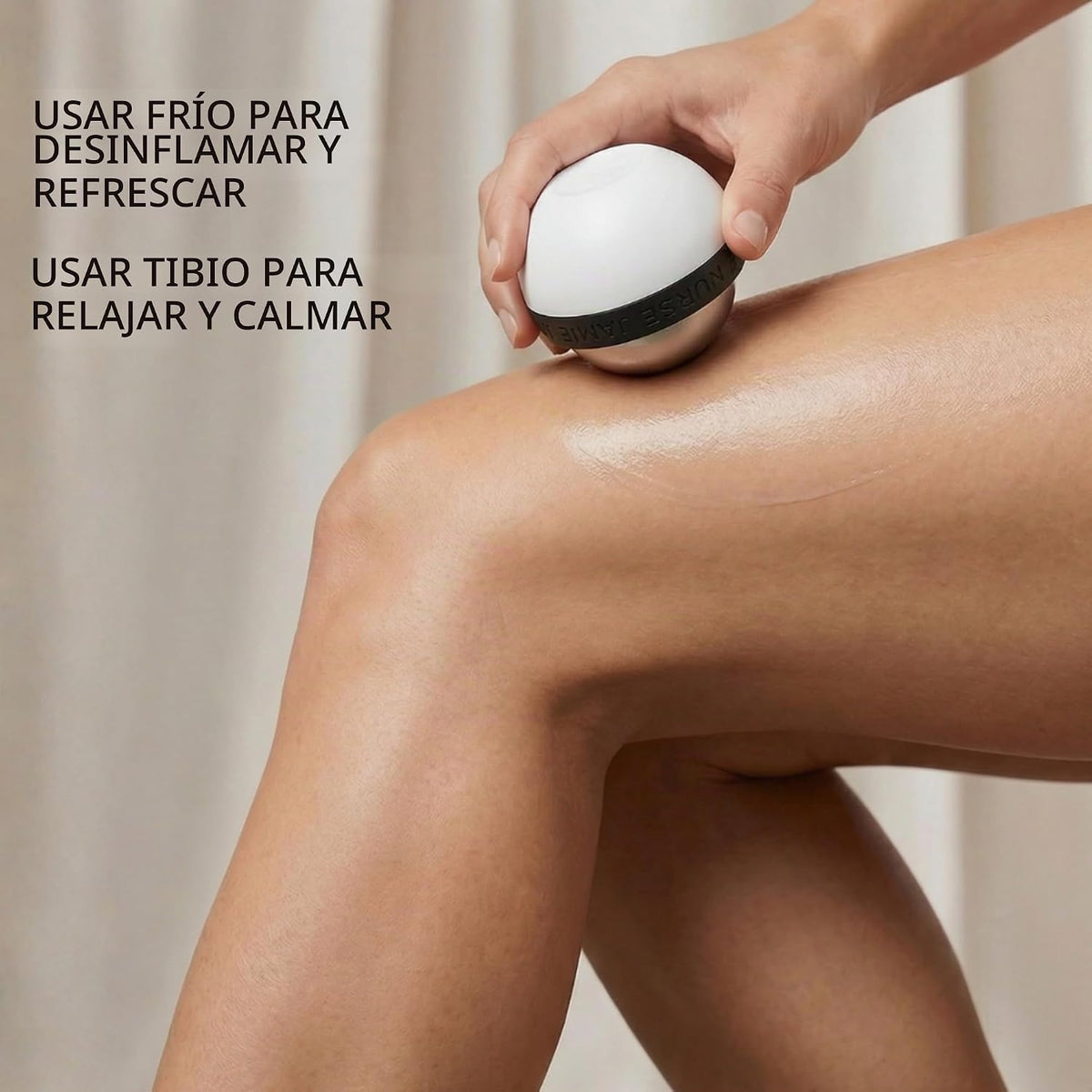 Nurse Jamie Super-Cryo Massaging Orb \u2013 Rodillo de acero inoxid...