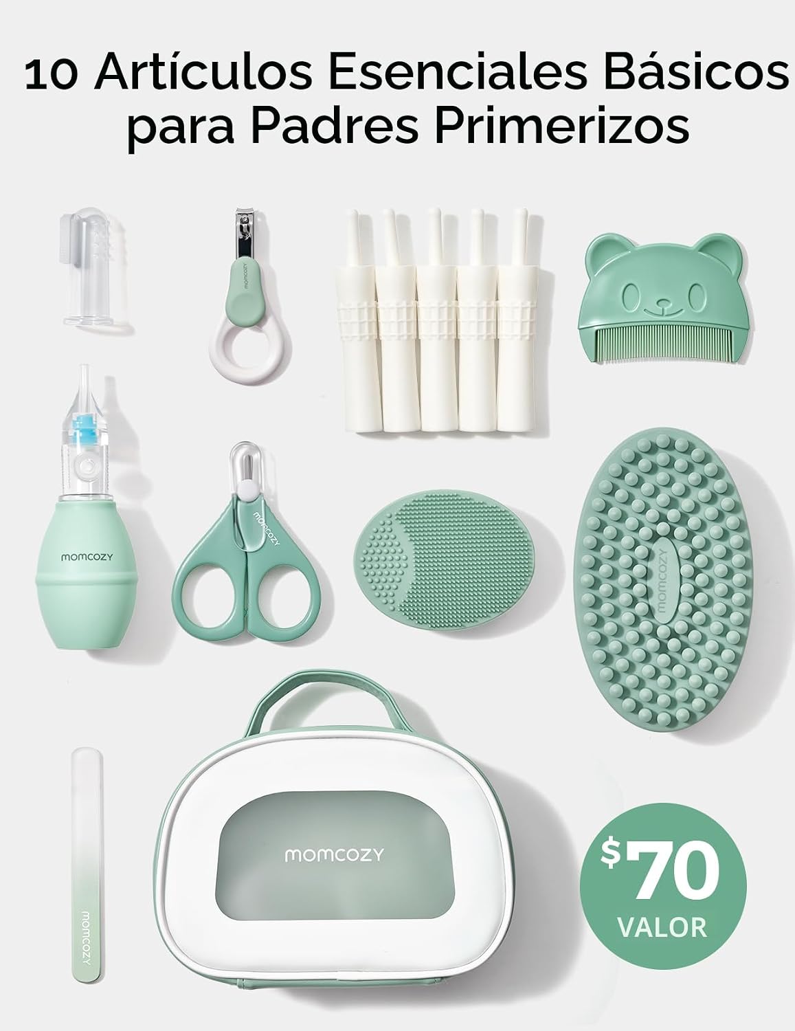Momcozy Kit Básico para Bebé, Baby Shower y Registro Esencial Kit p...