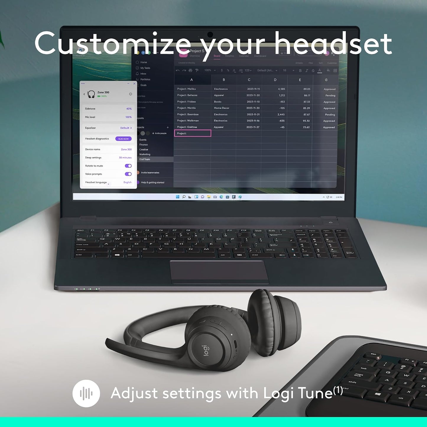 Logitech Zone 301 Auriculares inalámbricos Bluetooth - Grafito | Mi...